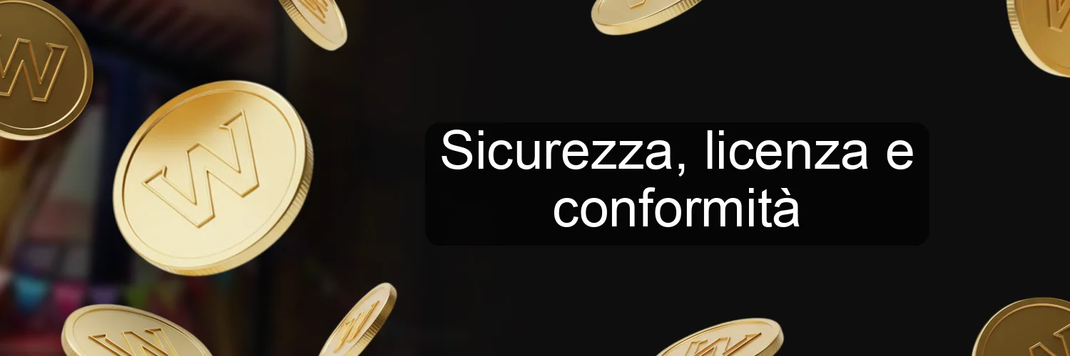 Sicurezza, licenza e conformità Sicurezza, licenza e conformità